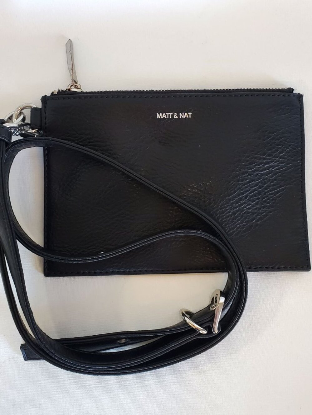 Matt & Nat Taika Vegan Pouch Wallet with shoulder strap